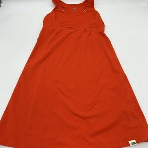North Face Tank A-line racer back dress Small Orange